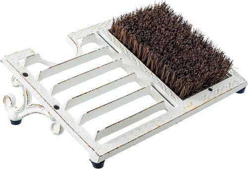 White iron shoe scraper - iron, and