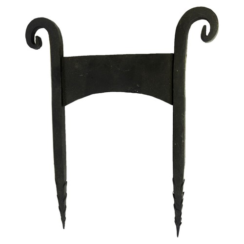 Black boot scraper hand - black,