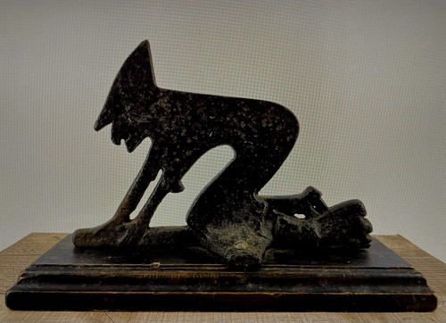 Rare antique cast iron black - rare,