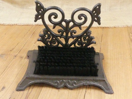 Cast iron boot brush - cast, shoe