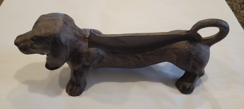 Cast iron dachshund dog boot - dog,